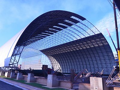 2018 Indonesia space frame industrial coal storage