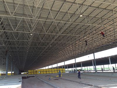 Barrel Coal Storage Light Steel Structure