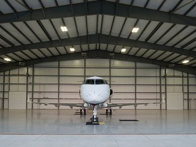 Prefabricated Warehouse Steel Structure Building Mobile Aircraft Hangar